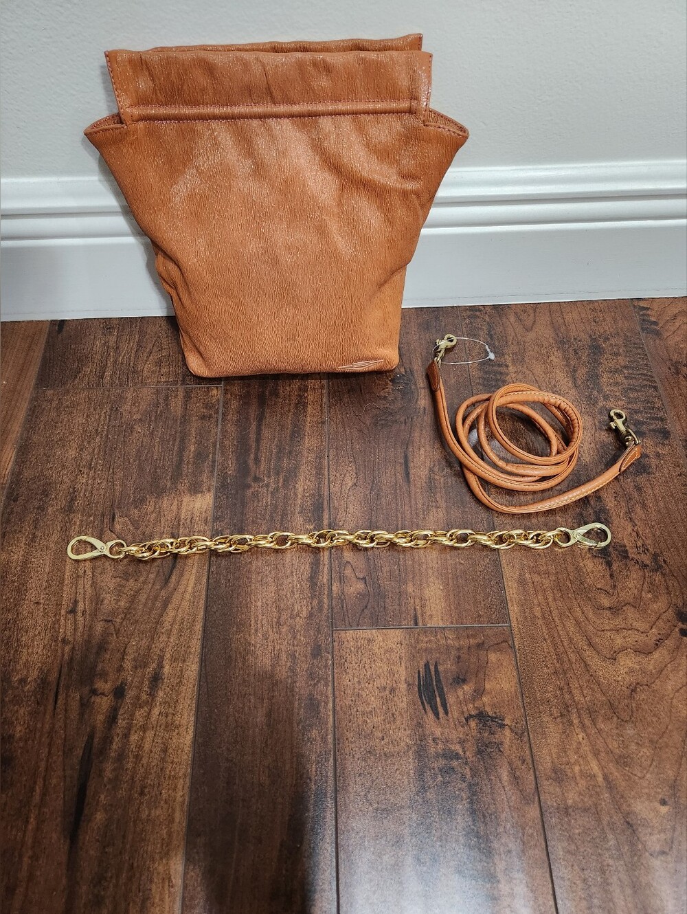 Bottega Veneta Rare Vintage 1980s Leather Crossbody Clutch Bag